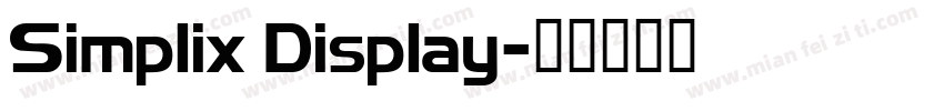 Simplix Display字体转换